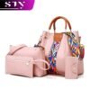 STY 4pcs Bag Set Ladies Handbags
