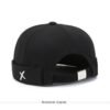 Adjustable cape-Unisex Hat Melon Skin Hip Hop