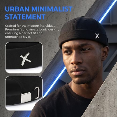 Adjustable cape-Unisex Hat Melon Skin Hip Hop
